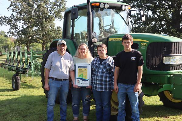 Fourth Generation Farmer Earns Water Quality Certification in Otter Tail County