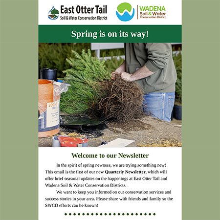 Image of the SWCD quarterly newsletter